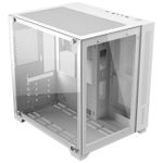 Gabinete PCYES ForceField White Ghost, Lateral e Frontal em Vidro, Branco, GFFWGP