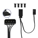 Cooler para Gabinete Evus F-12RGB Fan 120mm com Led RGB
