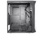 Gabinete K-Mex Skytrooper CG-01FF, 3 Fans ARGB Rainbow + Fita Led  C/ Controle, Frontal Acrílico