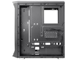 Gabinete K-Mex Skytrooper CG-01FF, 3 Fans ARGB Rainbow + Fita Led  C/ Controle, Frontal Acrílico