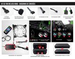 Gabinete K-Mex Skytrooper CG-01FF, 3 Fans ARGB Rainbow + Fita Led  C/ Controle, Frontal Acrílico