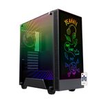 Gabinete Gamemax Kreator, ARGB, Lateral e Frontal em Vidro