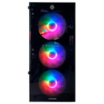 Gabinete Gamer Hayom GB1749, Lateral e Frontal em Vidro Temperado, 4x Fan RGB, Preto