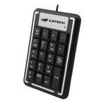 Teclado Numérico C3Tech KN-11BK  USB 2.0 Preto