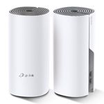 Kit Roteador Wireless TP-Link Deco E4, Mesh AC1200 Dual Band (2-PACK)