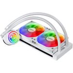 Water Cooler PCYES Nix 2 White 240mm ARGB TDP 250W PCYWCNIX240W