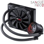 Water Cooler PCYES Sangue Frio 2 120mm Mangueira de Nylon PSF2120H33PTSL
