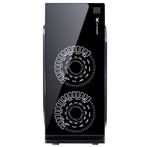 Gabinete Vinik VX Gaming Crater c/ Led Vermelho
