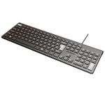 Teclado PCYES Soft com Multimídia, PTOSF2AB USB