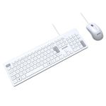 Teclado e Mouse Vinik Soft  Branco, PCOSF2W