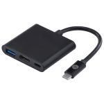 HUB USB Tipo C para HDMI 4K, USB 3.0, USB Tipo C HCHUC-20