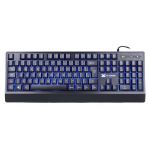 Teclado Gamer Vinik Defender Multimídia LED 7 Cores GT300