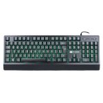 Teclado Gamer Vinik Defender Multimídia LED 7 Cores GT300
