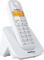 Telefone Sem Fio Intelbras TS 3110 Display Iluminado e Ident. Chamadas Branco