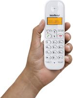 Telefone Sem Fio Intelbras TS 3110 Display Iluminado e Ident. Chamadas Branco