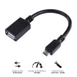 Cabo OTG Micro USB para USB 2.0 15cm