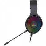 Headset Fortrek Gamer CRUISER 7.1 RGB USB Preto