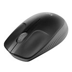 Mouse Logitech Wireless M190 Preto/Cinza USB