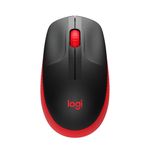 Mouse Logitech Wireless M190 Vermelho USB