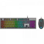 Teclado e Mouse Gamer FORTREK RGB Rainbow RANGER Grafite