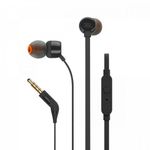 Fone de Ouvido JBL com Microfone  Tune 110 Preto