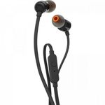 Fone de Ouvido JBL com Microfone  Tune 110 Preto