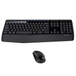 Teclado e Mouse Logitech Wireless MK345 USB