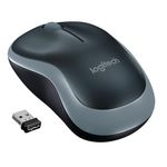 Mouse Logitech Wireless M185 Cinza