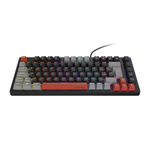 Teclado Mecânico PCYES Kirin Black Vulcan 75% - Switch Blue, Led Rainbow, PTKR75BL