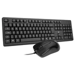Teclado e Mouse Rise Mode Office OF 01 USB Preto - RM-TM-01-FB