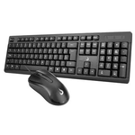 Teclado e Mouse Rise Mode Office OF 01 USB Preto - RM-TM-01-FB