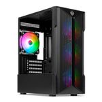 Gabinete Gamer TGT Skylancer V2, Lateral De Vidro, Com 4 Fans, Preto, TGT-SKLV2-BK-4F