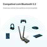 Placa de Rede Wireless TP-Link  Archer TX20E Dual Band, Bluetooth 5.2, AC1800 PCI-e