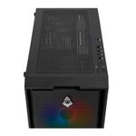 Gabinete Gamer Mancer Narok V2, Rainbow, Lateral de Vidro, Com 3 Fans, Preto, MCR-NRK-V2