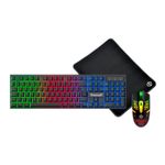 Combo Teclado, Mouse Pad e Mouse Gamer TGT Fal USB, Rainbow, TGT-FAL-RBW03