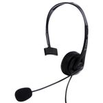 Headset Fortrek Office FK 731A USB Preto