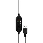 Headset Fortrek Office FK 731A USB Preto