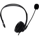 Headset Fortrek Office FK 731A USB Preto