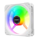 Cooler para Gabinete Alseye TF120 Rainbow, 120mm, Branco, TF120-WHITE