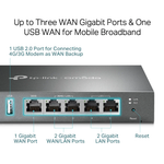 Roteador TP-Link Omada ER605 VPN Gigabit Multi-Wan