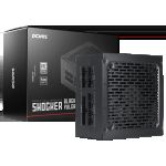 Fonte PCYES Shocker 500W Black Vulcan Full Modular 80 Plus - FM500WBV