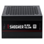 Fonte PCYES Shocker 500W Black Vulcan Full Modular 80 Plus - FM500WBV