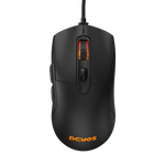Mouse Gamer PCYES Malus Black Vulcan, 12400DPI, RGB, 6 Botões, PMGMBV