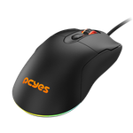 Mouse Gamer PCYES Malus Black Vulcan, 12400DPI, RGB, 6 Botões, PMGMBV