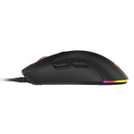 Mouse Gamer PCYES Malus Black Vulcan, 12400DPI, RGB, 6 Botões, PMGMBV
