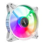 Cooler para Gabinete Alseye FB120, Rainbow, 120mm, Branco, FB120-WHITE