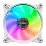 Cooler para Gabinete Alseye FB120, Rainbow, 120mm, Branco, FB120-WHITE