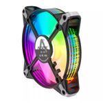 Cooler para Gabinete Alseye FB120, Rainbow, 120mm, Preto, FB120-BLACK