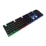 Teclado Gamer TGT M60 A1, Rainbow, Branco, TGT-M60A1-RBW01