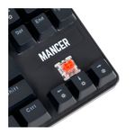 Teclado Mecânico Mancer Shade MK3, Rainbow, Switch Vermelho, Preto, MCR-SHM3-RBW01RD